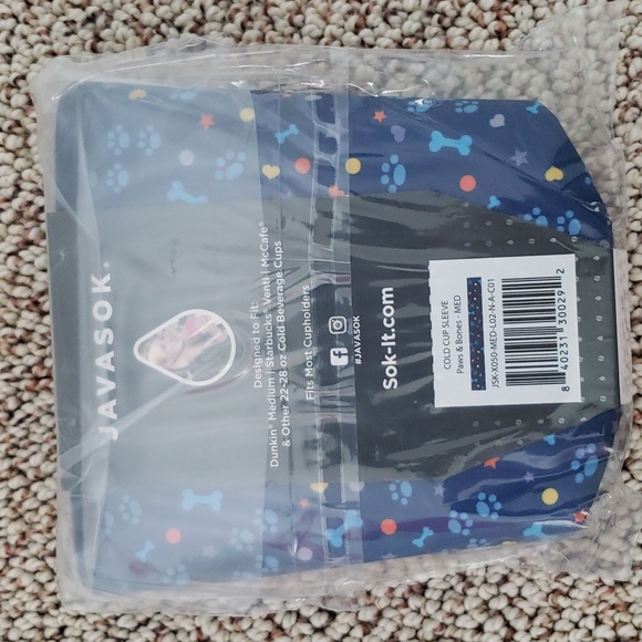 Medium Javasok with paw prints and bones - Picture 2 of 3